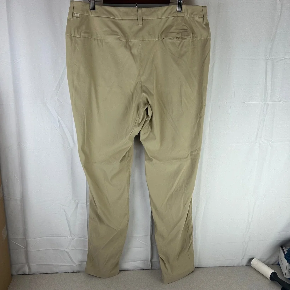 Lululemon ABC Pants 38x32 Mens‎ Khaki Slim Fit Technical Performance Golf Casual